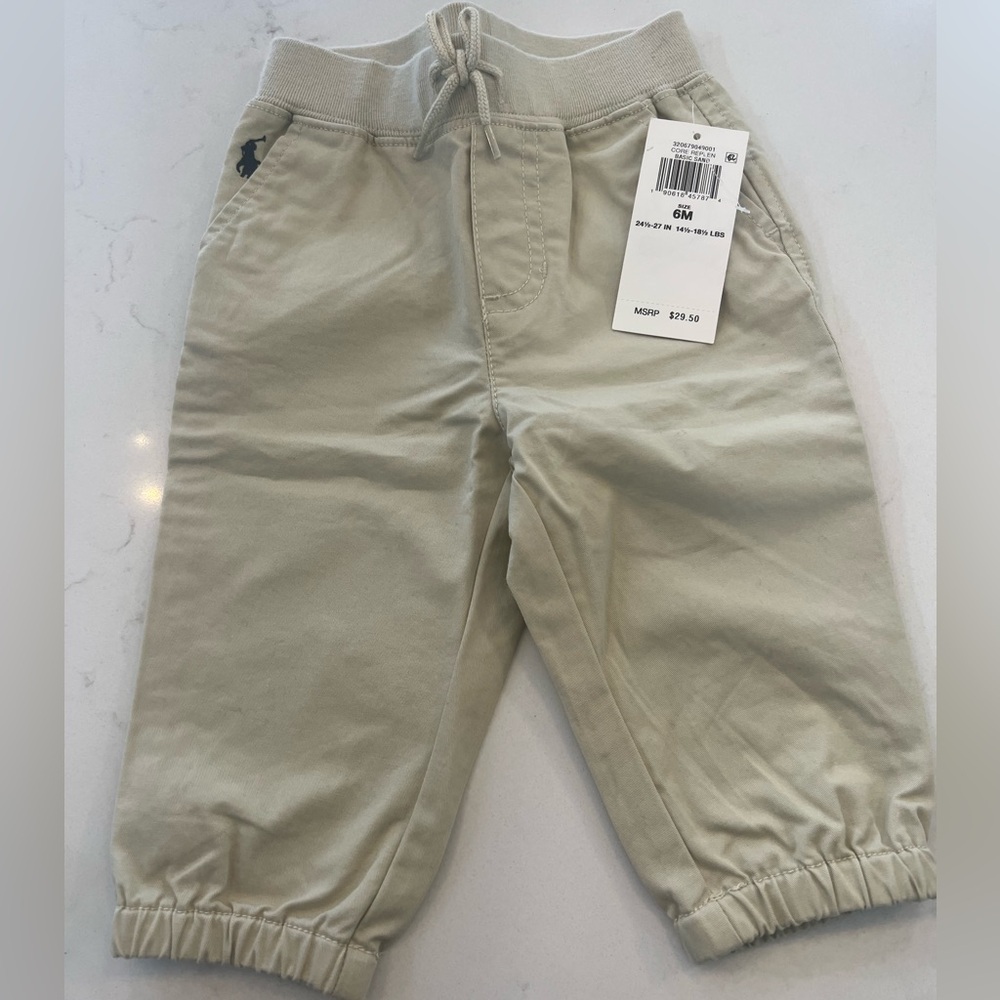 Ralph Lauren Kids Beige Joggers